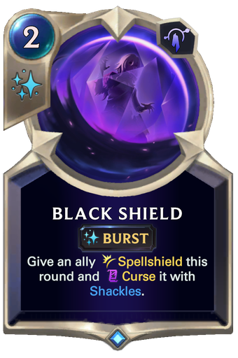 Black Shield Card Image
