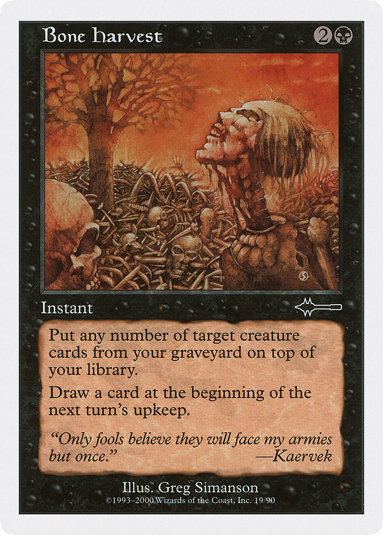 Bone Harvest Card Image