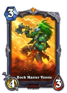 Rock Master Voone Signature Card Image