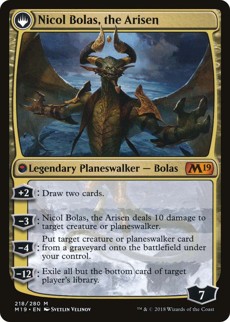 Nicol Bolas, the Ravager // Nicol Bolas, the Arisen Card Image