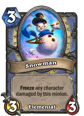 Snowman Card Image