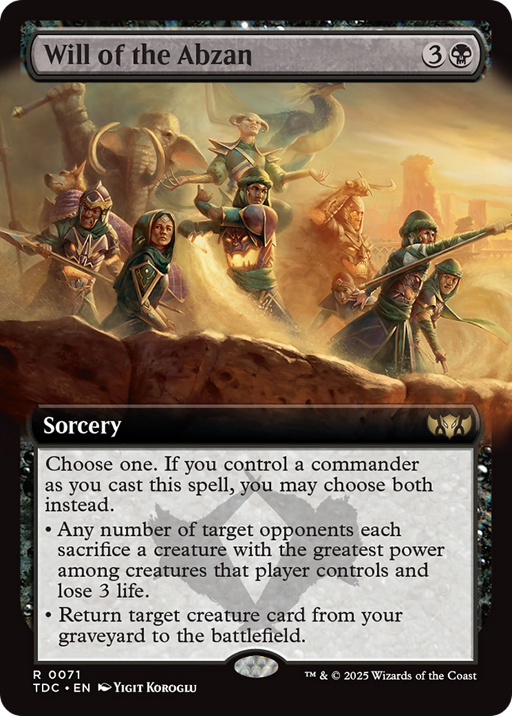 Will of the Abzan Card Image
