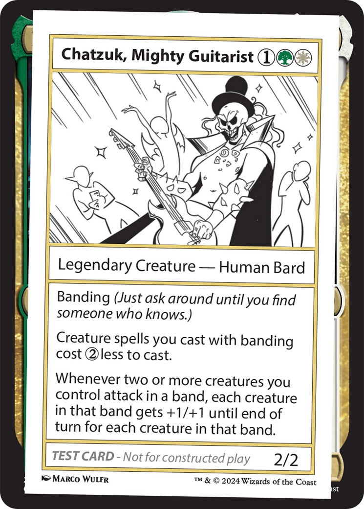 Chatzuk, Mighty Guitarist Card Image