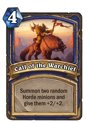 Call of the Warchief Card Image