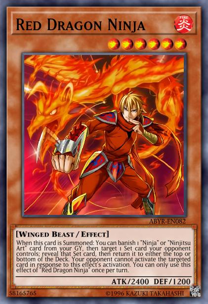 Red Dragon Ninja Card Image