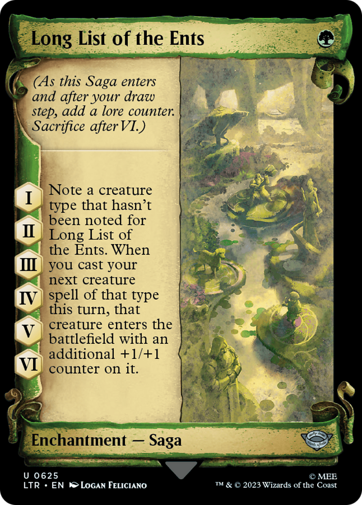 Long List of the Ents Card Image