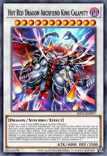Hot Red Dragon Archfiend King Calamity Card Image