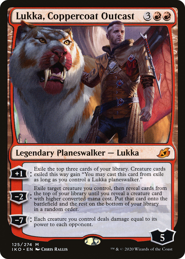 Lukka, Coppercoat Outcast Card Image