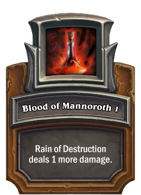 Blood of Mannoroth 1 Card Image