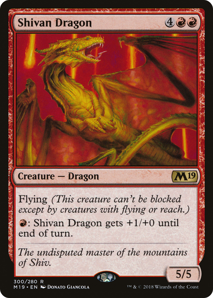 Shivan Dragon Card Image