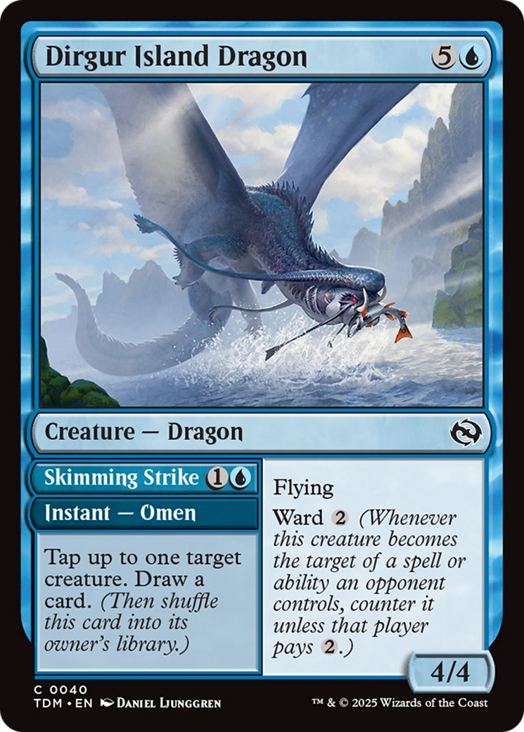 Dirgur Island Dragon // Skimming Strike Card Image