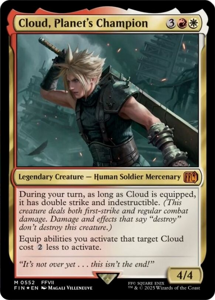 Cloud, Planet's Champion Card Image