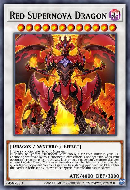 Red Supernova Dragon Card Image