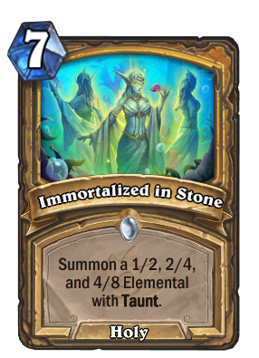 Immortalized in Stone Card Image