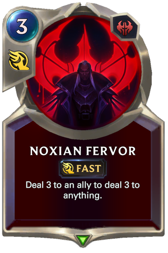 Noxian Fervor Card Image