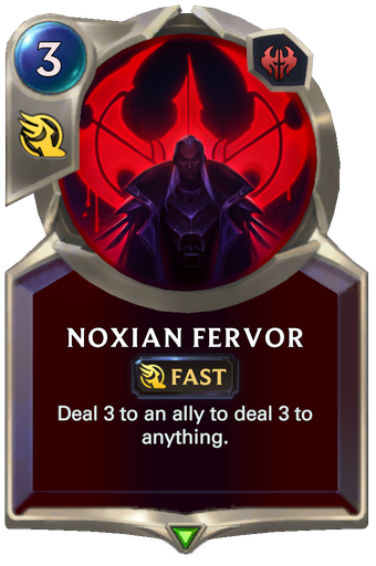 Noxian Fervor Card Image