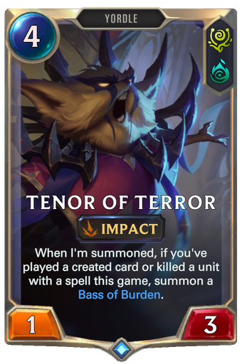 Tenor of Terror Card Image