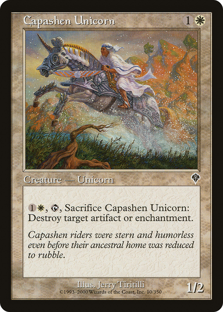 Capashen Unicorn Card Image