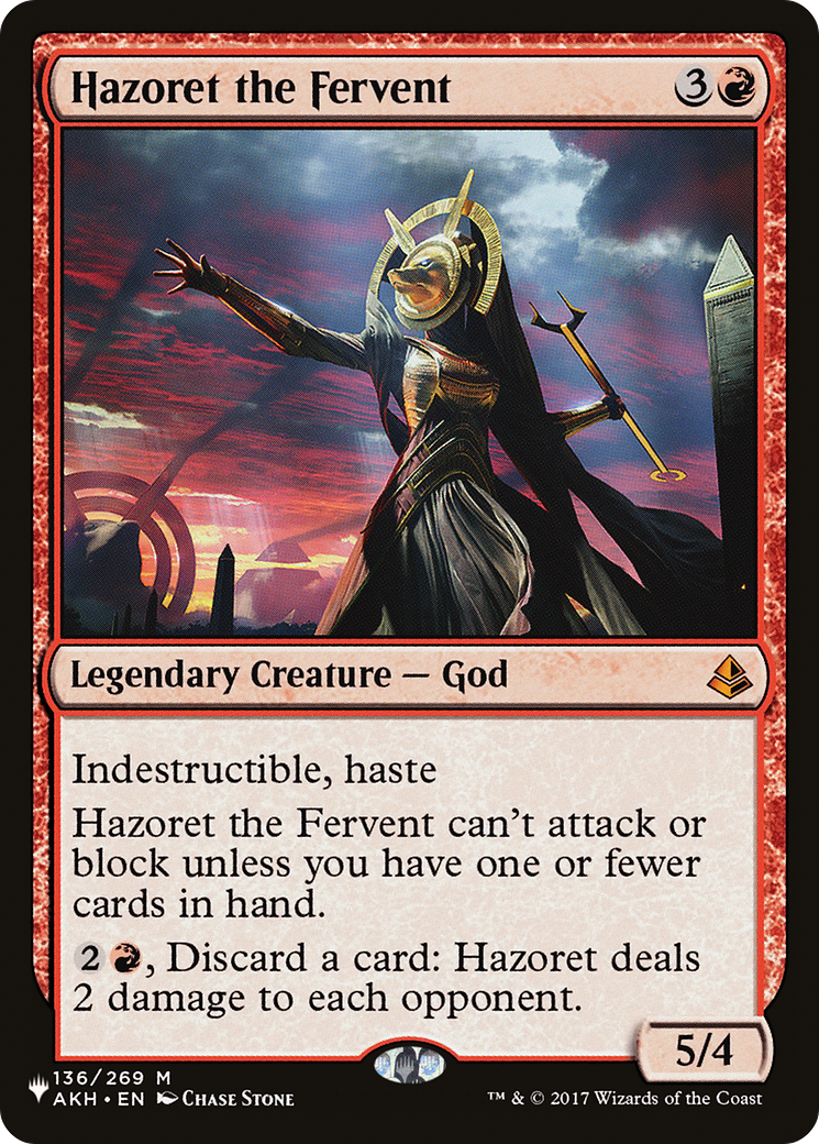 Hazoret the Fervent Card Image