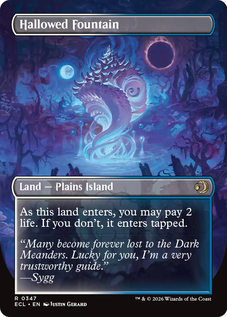 Hallowed Fountain Magic: The Gathering card