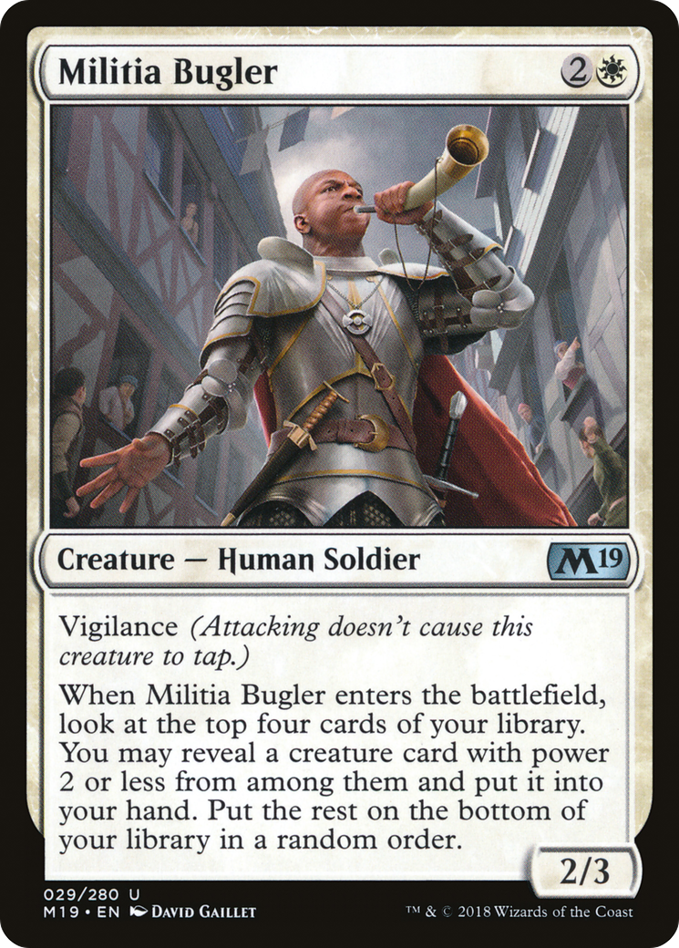 Militia Bugler Card Image