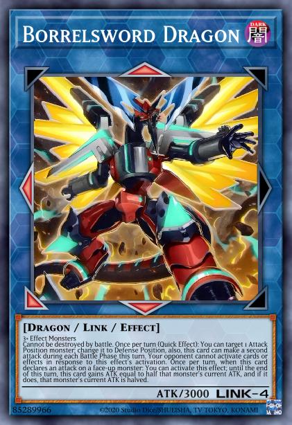 Borrelsword Dragon Yu-Gi-Oh Card, Art 2
