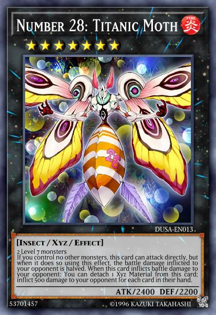 Number 28: Titanic Moth Card Image