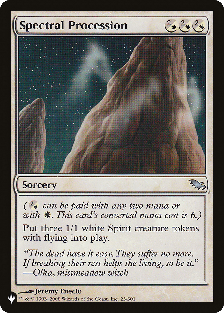 Spectral Procession Card Image