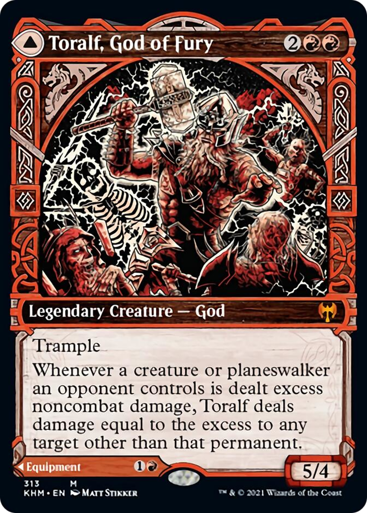 Toralf, God of Fury // Toralf's Hammer Card Image
