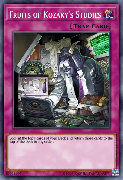 Fruits of Kozaky's Studies Card Image