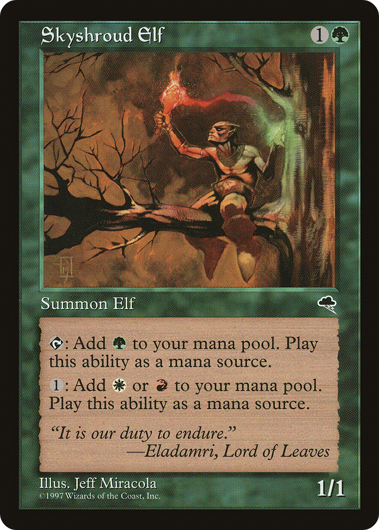 Skyshroud Elf Card Image