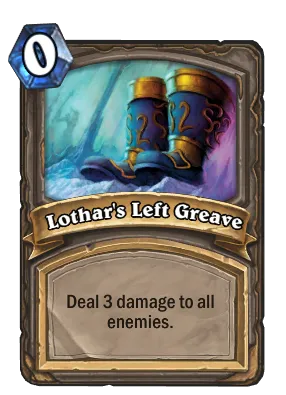 Lothar's Left Greave Card Image