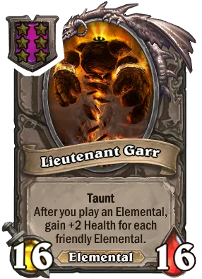 Lieutenant Garr Card Image