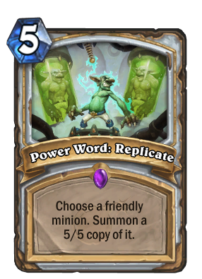 Power Word: Replicate Card Image