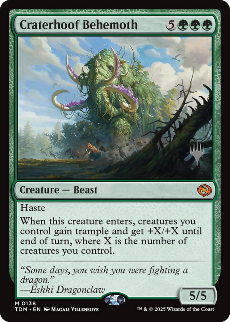 Craterhoof Behemoth Card Image