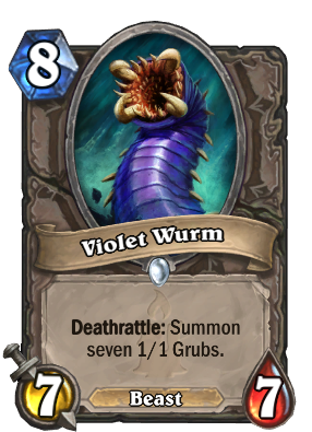 (8) Violet Wurm