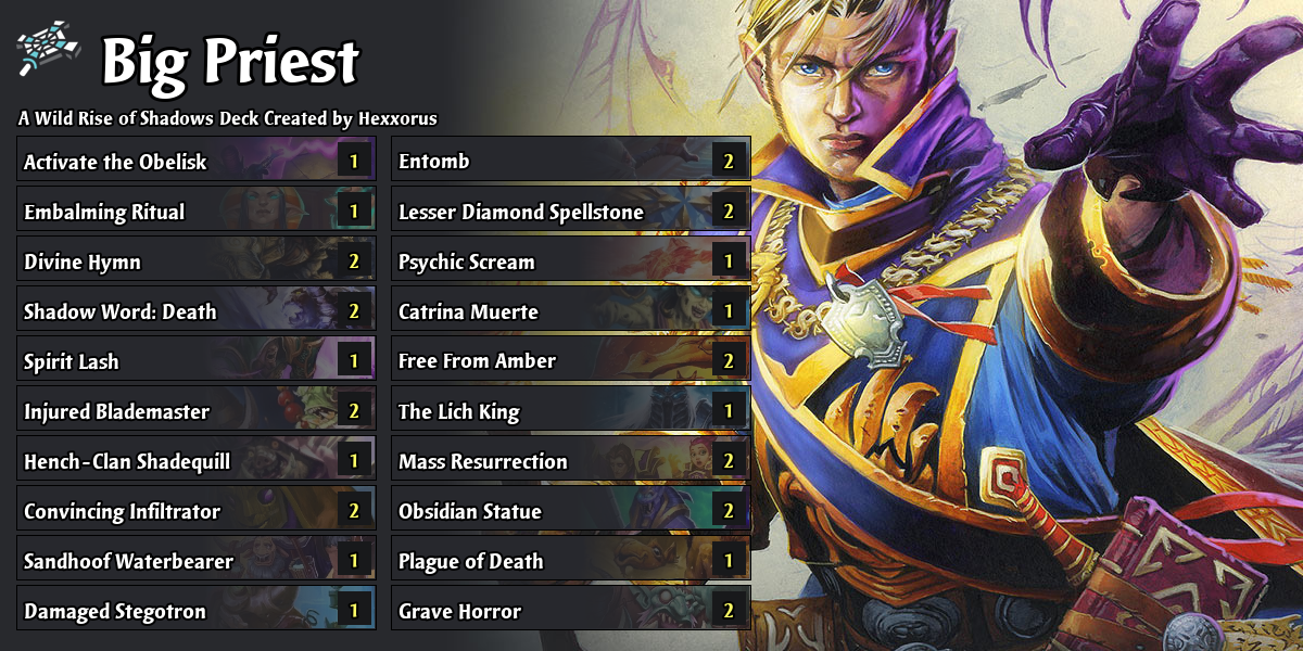 Big Quest Rise of Shadows Hearthstone Decks Out of Games