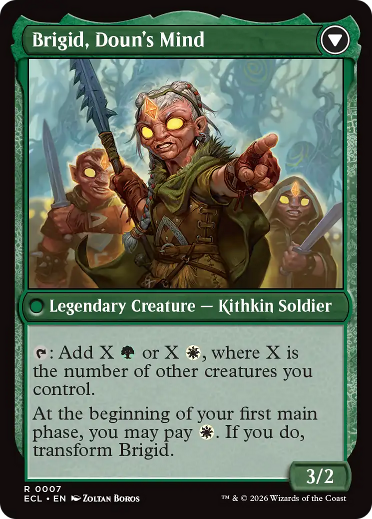 Brigid, Doun's Mind Magic: The Gathering card