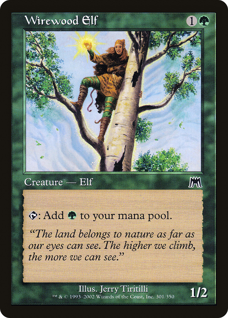 Wirewood Elf Card Image