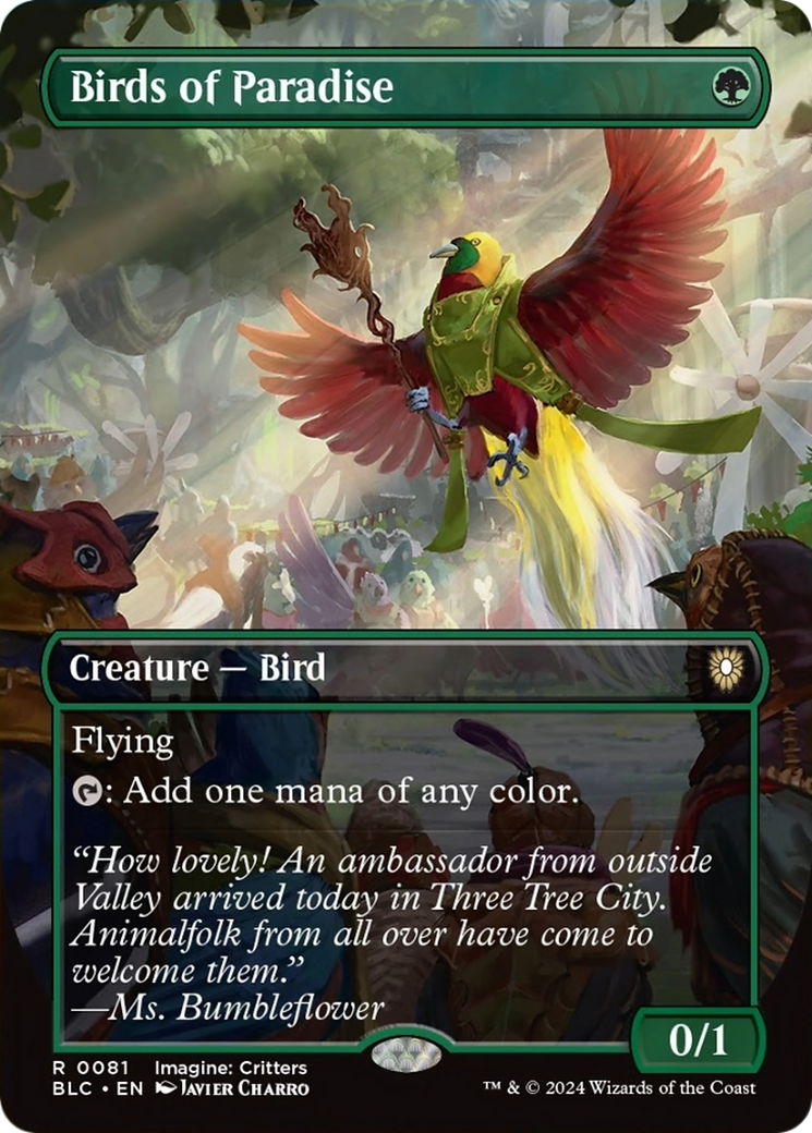 Birds of Paradise Card Image