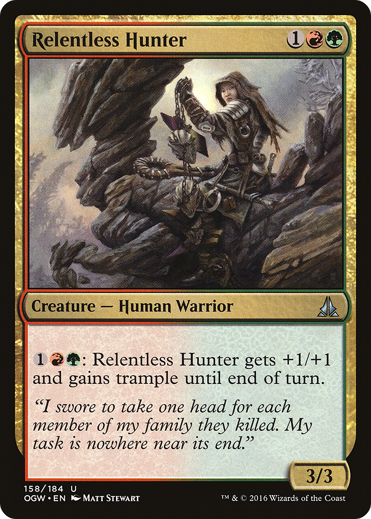 Relentless Hunter Card Image