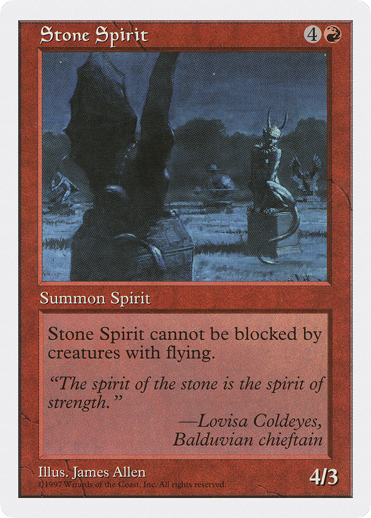 Stone Spirit Card Image