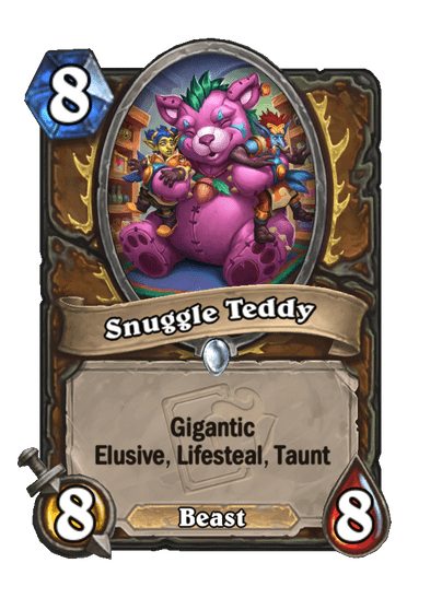 Snuggle Teddy Card Image