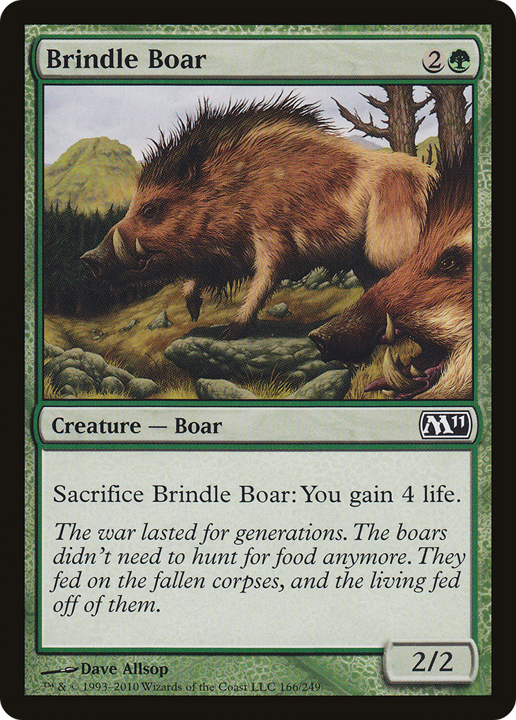 Brindle Boar Card Image