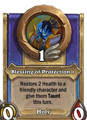 Blessing of Protection 1 Card Image