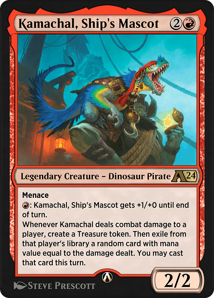 Kamachal, Ship's Mascot Card Image