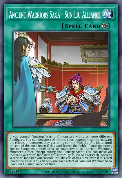 Ancient Warriors Saga - Sun-Liu Alliance Card Image