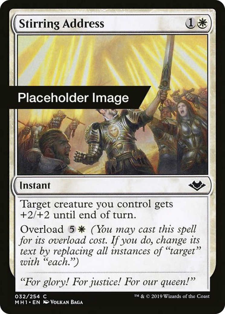 Stirring Address Card Image