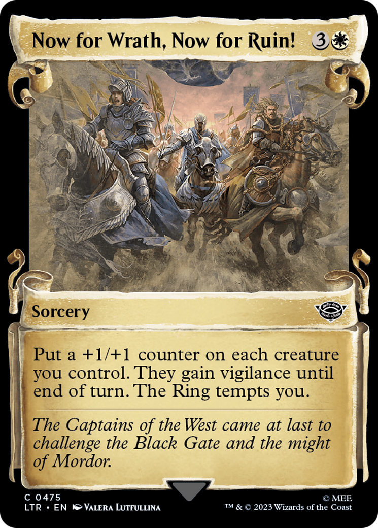 Now for Wrath, Now for Ruin! Card Image