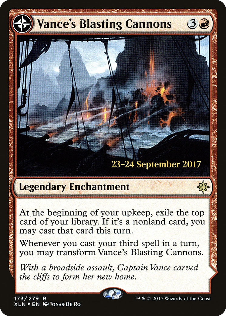 Vance's Blasting Cannons // Spitfire Bastion Card Image
